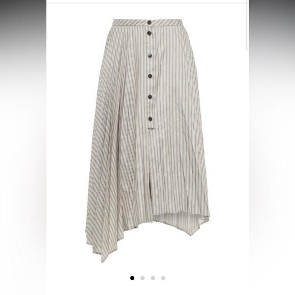 [NWT] acne studios asymmetrical pleated midi skirt - Picture 3 of 4